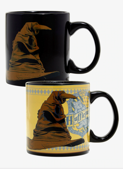 Harry Potter Taza de Revelación de Calor Sombrero Hufflepuff