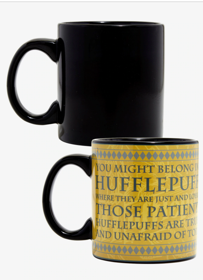 Harry Potter Taza de Revelación de Calor Sombrero Hufflepuff