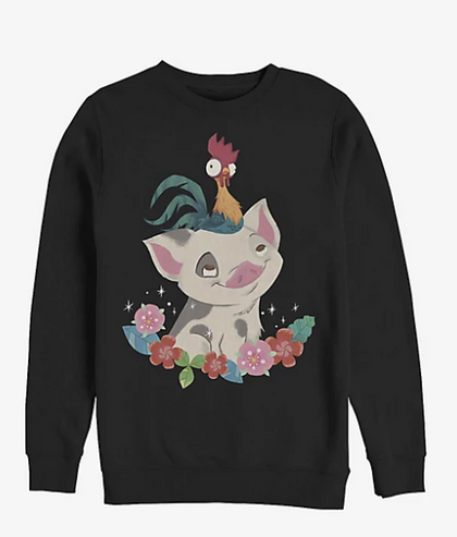 Hoodie Moana Pua y Heihei Tropical Vibes
