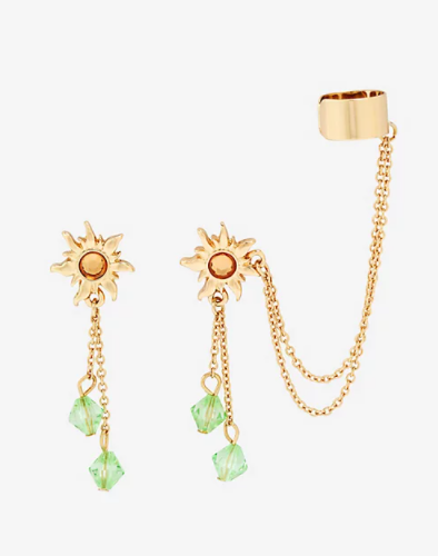 Enredados Aretes Sol Rapunzel