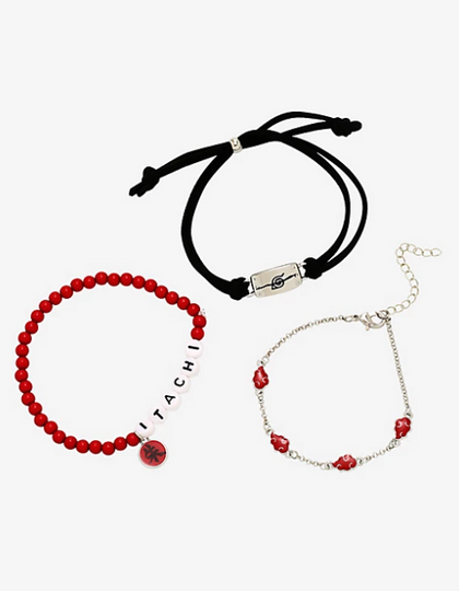 Naruto Set De Pulseras Akatsuki
