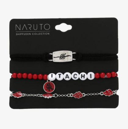 Naruto Set De Pulseras Akatsuki