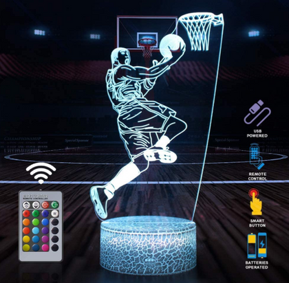 Lampara Holografica Basketball