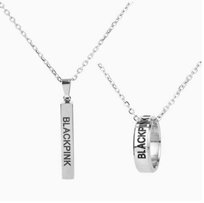 Black Pink Set Collar y Anillo