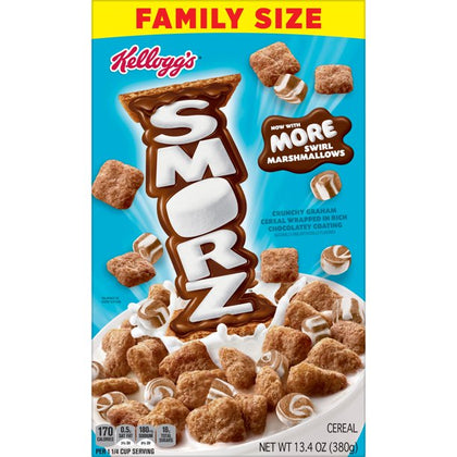 Kellogg's Smorz Breakfast Cereal, Original, 13.4 Oz, Box