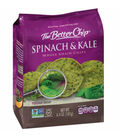 The Better Chip Spinach & Kale Whole Grain Chips