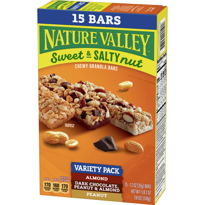 Nature Valley Sweet and Salty Nut Granola Bars, Variety Pack