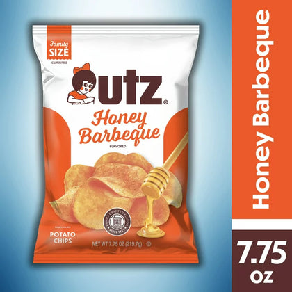 7.75 oz Utz Honey Barbeque Potato Chips