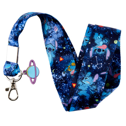 Stitch Space Adventure Portagafete