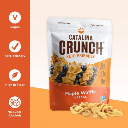 Catalina Crunch Maple Waffle Keto Cereal, 9oz