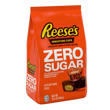 REESE'S Zero Sugar Mini Chocolate Peanut Butter Candy, 15.5oz (Cont. 5)