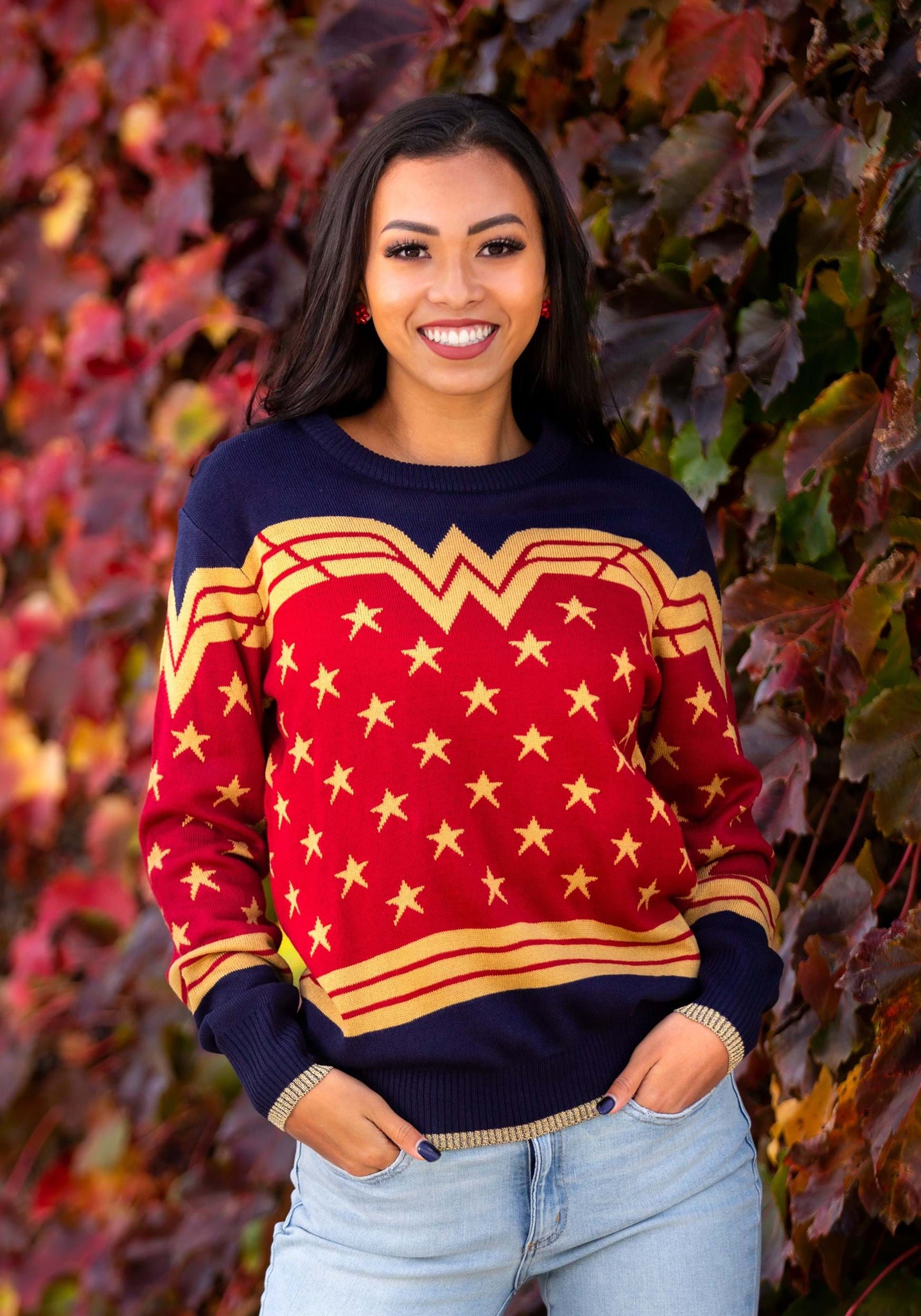 Mujer Maravilla Ugly Sweater Sueter – Accesorios-Mexicali