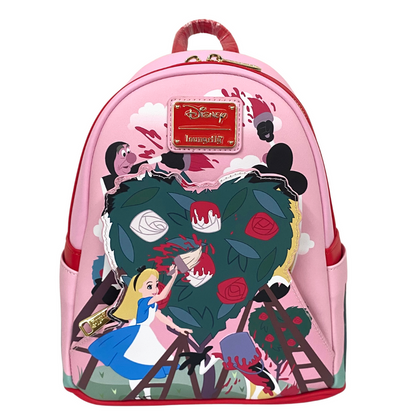 Alicia En El Pais De Las Maravillas Mochila Pintando Rosas