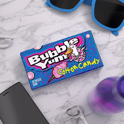 Bubble Yum Cotton Candy Gum - 10pcs - 2.82oz