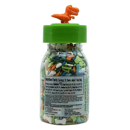 CandiFetti Edible Décor Dinosaur Discovery Sprinkle Mix, 2.82 oz