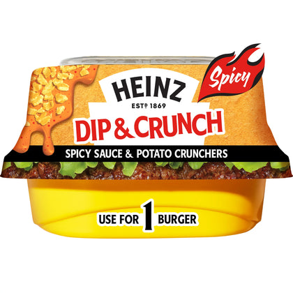 Heinz Dip & Crunch Spicy Sauce & Potato Crunchers