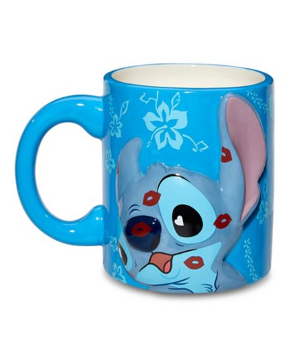 Lilo & Stitch Set De Taza 3D Beso 20 oz