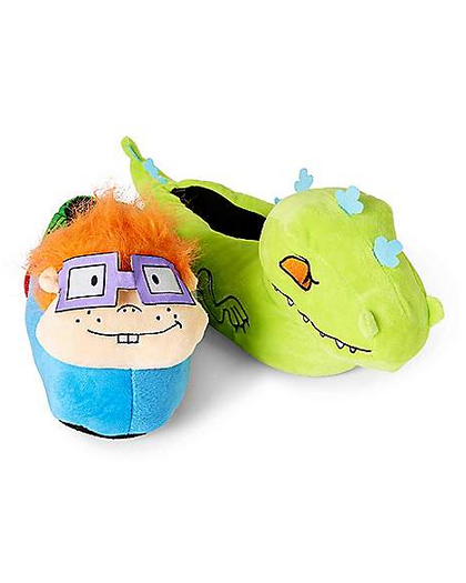 Rugrats Pantunflas Reptar Y Carlitos