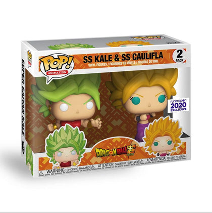 Dragon Ball Super Saiyan Kale & Caulifla Funko Set
