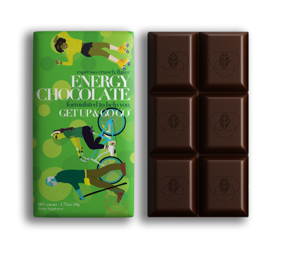 The functional chocolate company espresso crunch energy chocolate diet