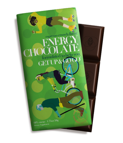 The Functional Chocolate Company Espresso Crunch Energy Chocolate Dietary Supplement
