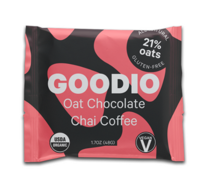 Goodio Oat Chocolate Chai Coffee Chocolate Bar