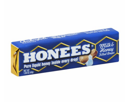 Honees Milk and Honey Filled Drops - Cont. 24 - 1.5 oz.