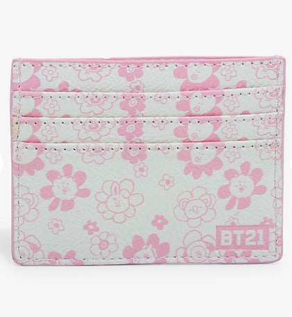 BT21 Tarjetero Flores BTS Personajes