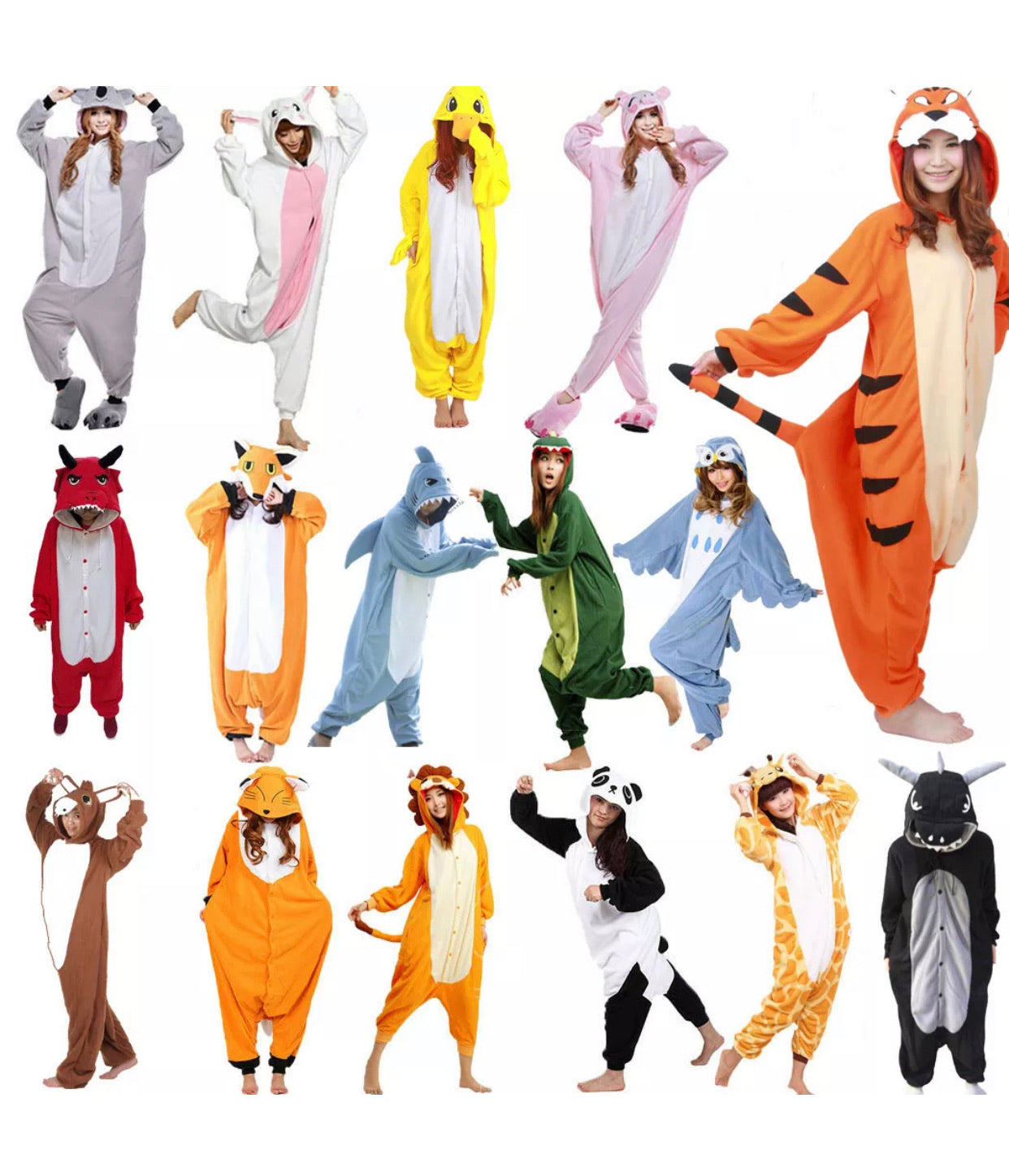 Pijamas Cosplay Kigurumi Pijama –