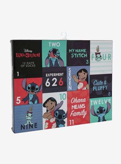 Lilo & Stitch Calendario Adviento 12 Calcetines