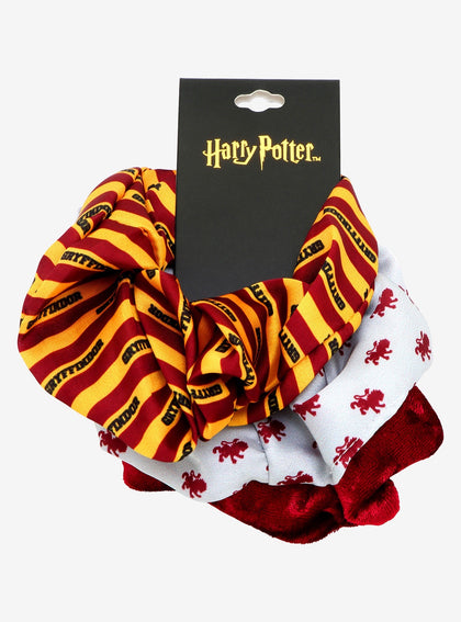 Harry Potter Set Scrunchies Gryffindor