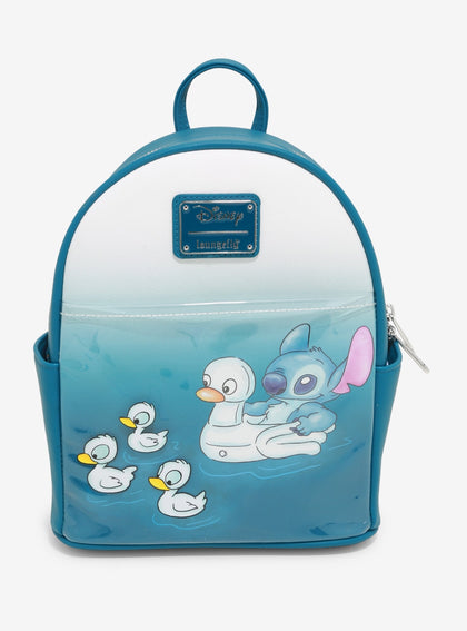 Lilo & Stitch Mochila Azul Stitch Patitos al Agua