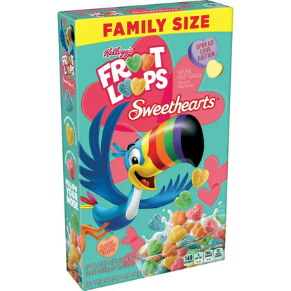 Kellogg's Froot Loops Sweetheart Original Cold Breakfast Cereal, 14.5 oz