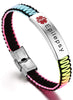 Brazalete Alerta Medica Arcoíris