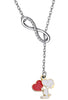 Collar Snoopy Infinito Corazón