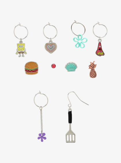 Bob Esponja Set De Aretes Mismatch