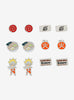 Naruto Shippuden Set De Aretes Akatsuki Ramen