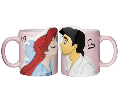 La Sirenita Set de Tazas Para Pareja Ariel Amor