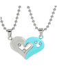 Set De Collares Corazón Pareja