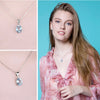 Collar Piedra Topacio Azul Amatista