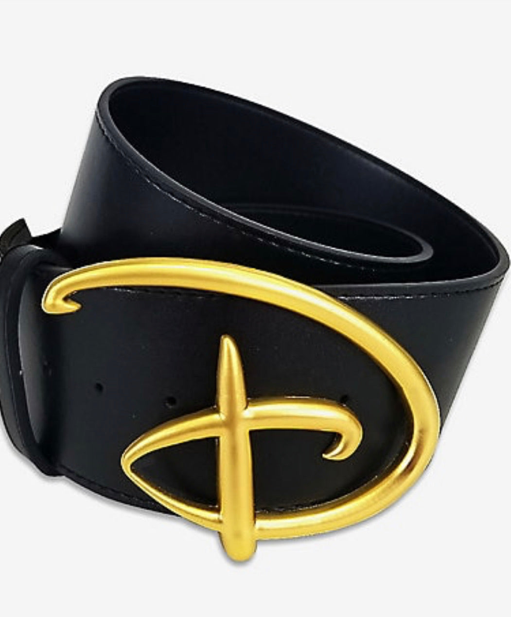 Cinturon Logo Disney Cinto Dorado