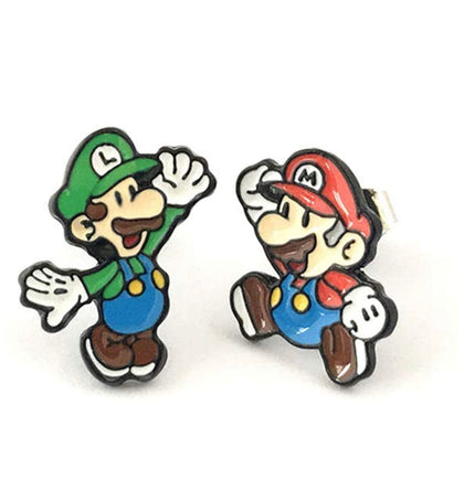 Aretes Mario Bross y Luigi