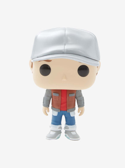 Volver Al Futuro Marty Funko Gorra Plateada