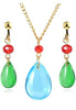 Castillo Del Vagabundo Set De Aretes Y Collar