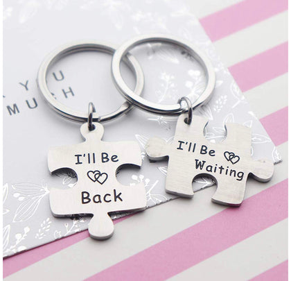Set Llaveros Para Pareja Il Be Back Llavero Amor