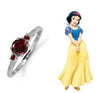 Blanca Nieves Anillo Princesa Rojo