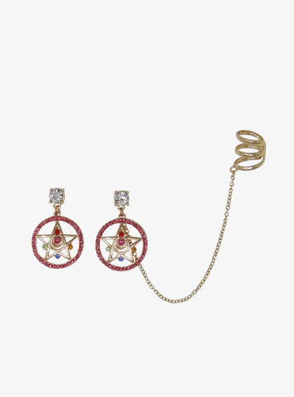 Sailor Moon Aretes Earcuff Estrella