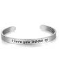 Iron Man Brazalete Tony Stark I Love You 3000