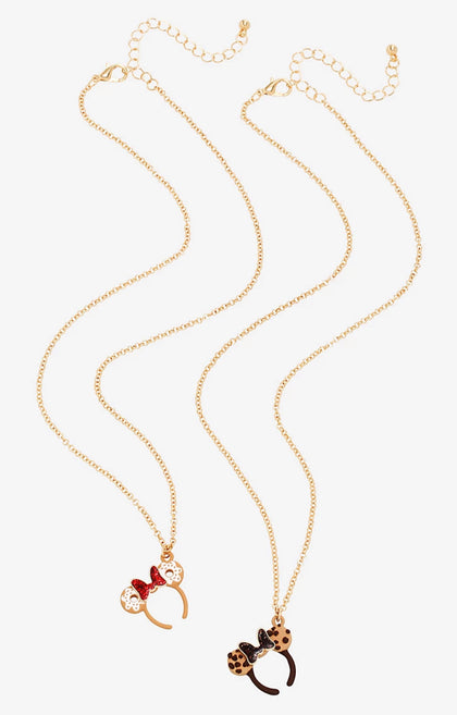 Minnie Mouse Set De Collares Diadema Minnie Bff