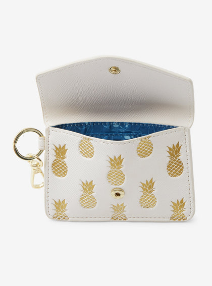 Lilo & Stitch Tarjetero Piña Dorada Hawaii Disney